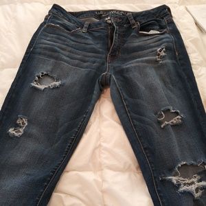 American Eagle Dark Blue Jeggings